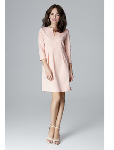 Lenitif Női estélyi ruha Regis L004 rózsaszín S