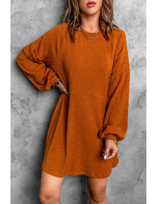 OMG női kötött ruha Levande narancssárga XL