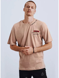 Dstreet férfi alap póló Myev barna RX4609