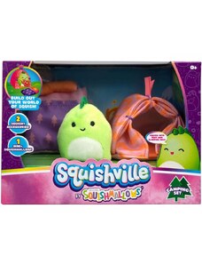 Jazwares Squishville mini plüss játékkészlet - Kemping készlet