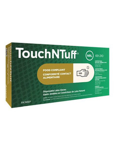 TouchNTuff 69-210 eldobható Latex kesztyű 7,5-8 (M-es) 100 db-os