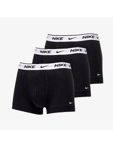 Boxeralsó Nike Everyday Cotton Stretch Trunk 3-Pack Black/ White