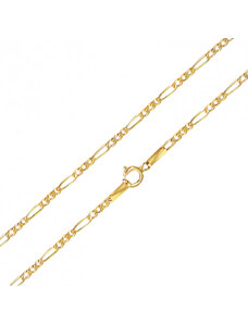 Ékszerkirály 14k arany lánc, Figaro, 45 cm