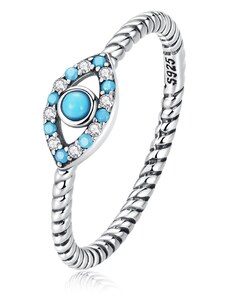EdenBoutique Türkiz Eye ezüst gyűrű