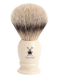 Mühle CLASSIC MÜHLE shaving brush, silvertip badger, handle material high-grade resin ivory
