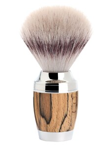 Mühle STYLO MÜHLE shaving brush, Silvertip Fibre, handle material spalted beech