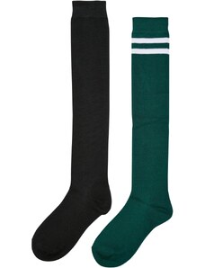 Zoknik // Urban classics Ladies College Socks 2-Pack black/jasper