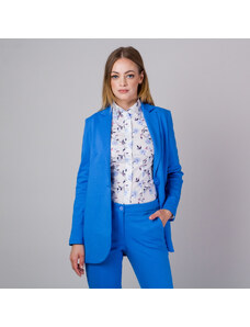 Willsoor Nők öltönykabát kék színben sima mintával 14141