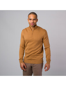 Willsoor Férfi barna pulóver sima mintával 13640