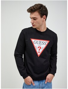 Black Mens Sweatshirt Guess Audley - Men