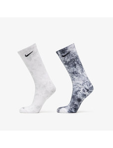 Férfi zoknik Nike Everyday Plus Cushioned Tie-Dye Crew Socks 2-Pack Multi-Color