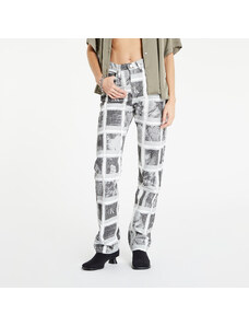 Női nadrág Calvin Klein Jeans High Rise Straight Denim Light