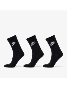 Férfi zoknik Nike Sportwears Everyday Essential Crew 3-Pack Socks Black/ White
