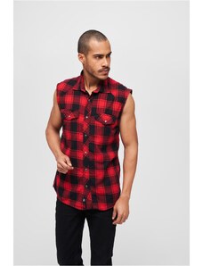 Brandit Sleeveless shirt red/black