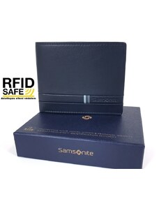 Samsonite FLAGGED kis sötétkék pénz és irattartó tárca-RFID védett 140977-1647
