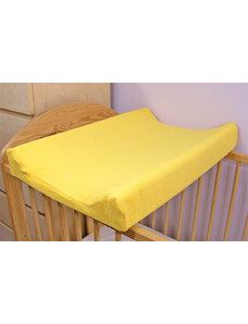 Baby nellys jersey lepedő pelenkázó lapra, 60cm x 80cm - sárga