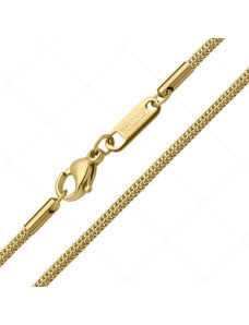 BALCANO - Foxtail / Nemesacél rókafark típusú nyaklánc 18K arany bevonattal - 1,5 mm
