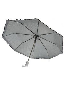 Kifelé automata apró pöttyös fehér esernyő Feeling Rain 316