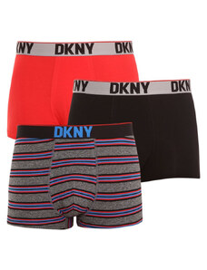 3PACKElkins sokszínű DKNY férfi boxeralsó