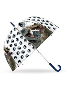 Jurassic World gyerek átlátszó félautomata esernyő