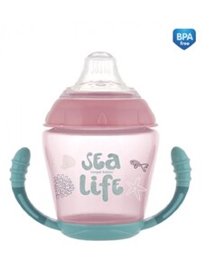 Canpol Babies Canpol baba kiömlésgátló pohár akvárium - rózsaszín