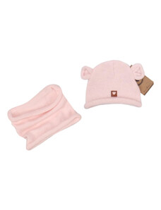 Z&Z Kötött kalappal fül + kémény, világos rózsaszín