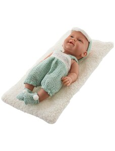 Tulimi Baby fiú babával egy takaró, 25 cm - menta