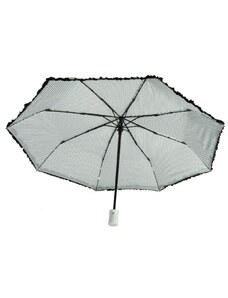 Oda-vissza automata apró pöttyös fehér esernyő Feeling Rain 316A