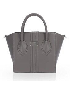 Alexandra K Vegan Leather Handbag 1.4 - Rhino Grey Corn