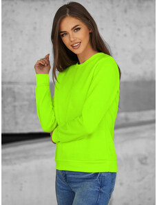 Női pulóver Zöld neon OZONEE JS/W01Z