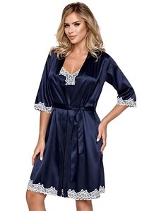 Hamana Lorys szatén luxusköntös, navy blue