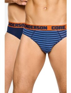 Henderson 2pack Naff Core fecskealsók, kék, csíkos