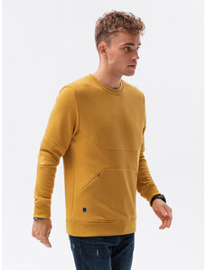 Ombre Clothing Férfi pulóver // - mustard B1349