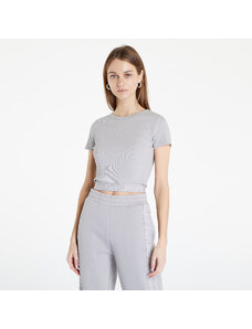 Női póló Calvin Klein Jeans Logo Tape T-Shirt Mercury Grey