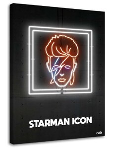 Gario Vászonkép Villámcsapás neon - Rubiant Méret: 40 x 60 cm