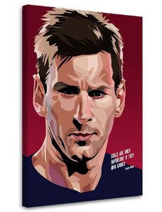 Gario Vászonkép Lionel Messi - Nikita Abakumov Méret: 40 x 60 cm