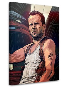 Gario Vászonkép John McClane kitalált karakter - Nikita Abakumov Méret: 40 x 60 cm