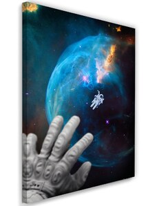 Gario Vászonkép Az űrhajós keze a mélység felé mutat - Gab Fernando Méret: 40 x 60 cm