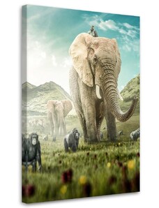 Gario Vászonkép A gorillák királya - Alex Griffith Méret: 40 x 60 cm