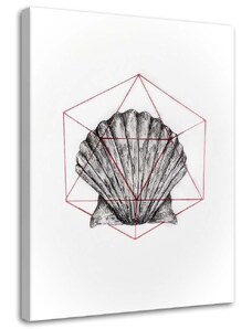 Gario Vászonkép Geometrikus héj - Jan Perit Kablan Méret: 40 x 60 cm