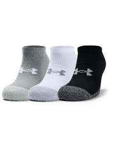 Férfi zoknik Under Armour Heatgear No Show 3-Pack Socks Gray