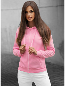Női kapucnis pulóver Világos-rózsaszín OZONEE JS/W03Z