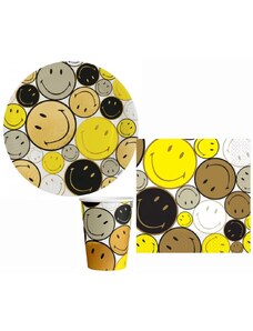 Emoji Smiley originals party szett 32 db-os