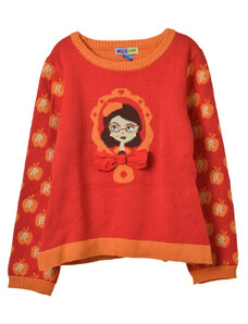 Rosalita piros, masnis lány kötött pulóver – 104 cm