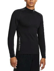 Nike Pro Warm Men Long-leeve Mock Neck Training Top Hozú ujjú póló