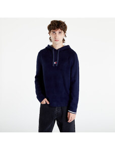 Tommy Hilfiger Férfi kapucnis pulóver Tommy Jeans Tjm Relaxed Badge Hoodie Sweater Twilight Navy