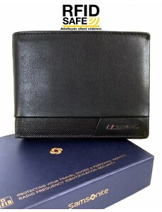 Samsonite PRO-DLX 6 nagy RFID védett fekete, szabadon nyílói pénz és irattartó tárca 144537-1041
