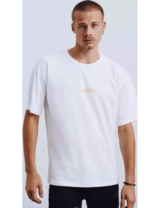 BASIC Fehér férfi póló nyomtatott mintával a háton RX4623