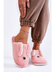 Kesi Women's fur slippers light pink Remmi