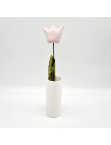 BarbieyDesign Illatos Kézműves Tulipán (Púder apró pöttyös, világos levél)